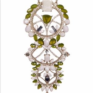 Jenny Packham Crystal Pendant Necklace